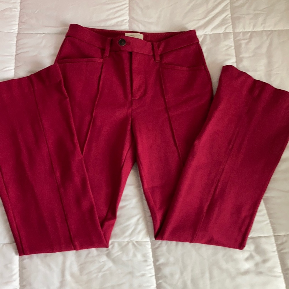 Fuchsia Essential Trouser by Anthropologie Size 2 EUC